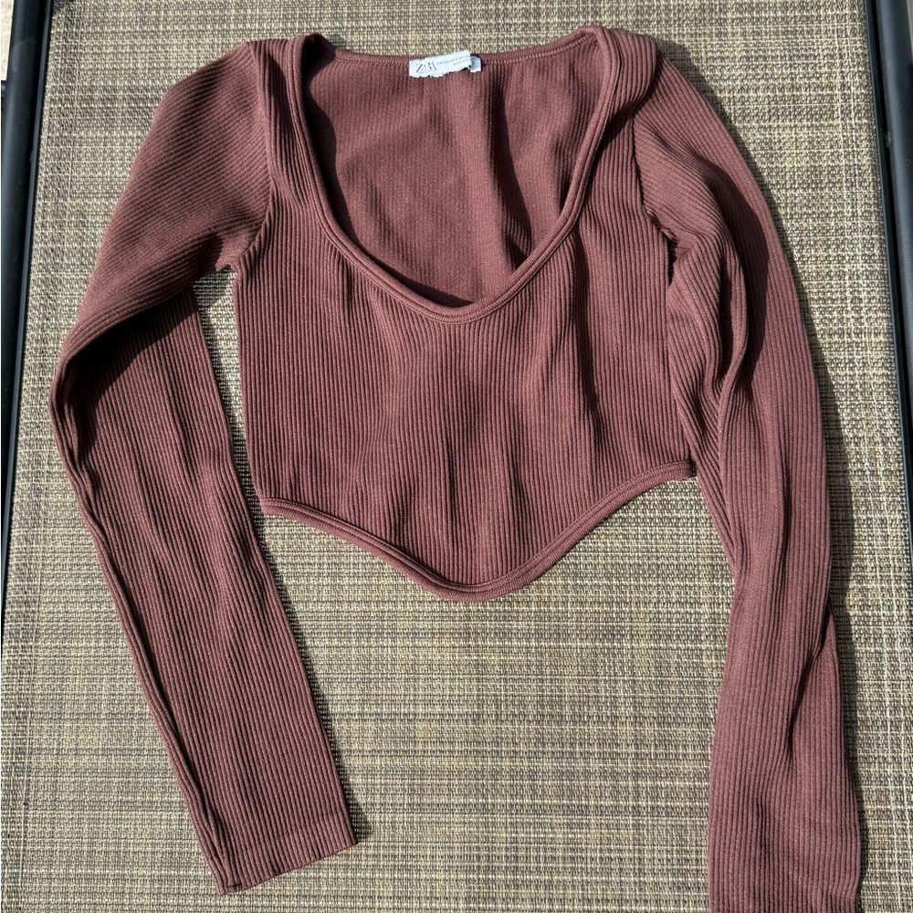Zara Long Sleeve Fitted shirt